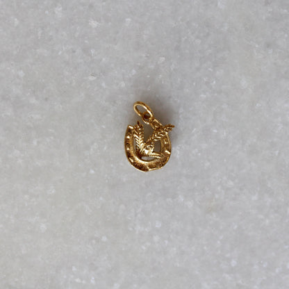 Golden Horseshoe Pendant