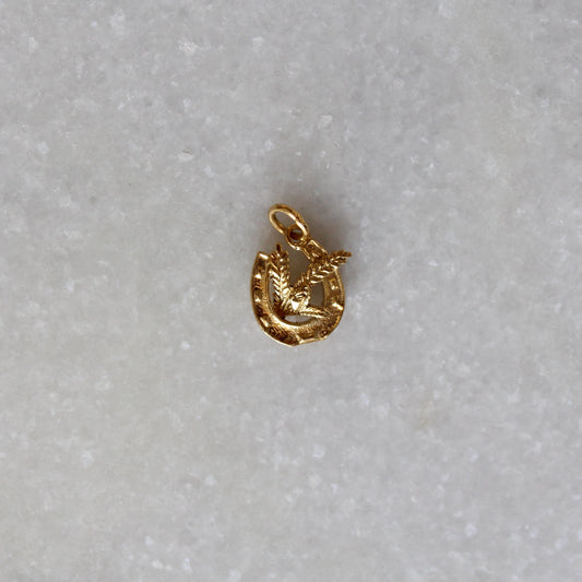 Golden Horseshoe Pendant