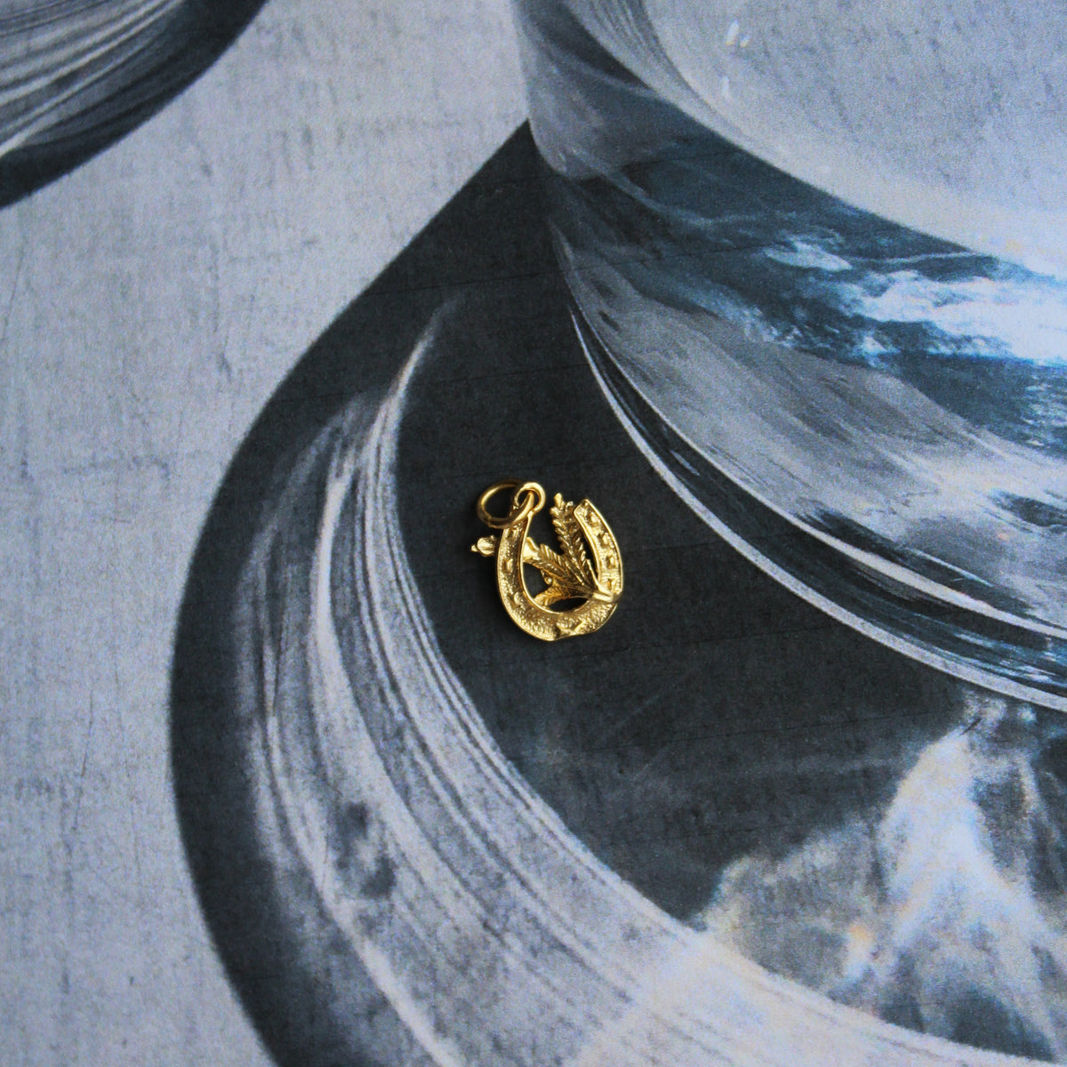 Golden Horseshoe Pendant
