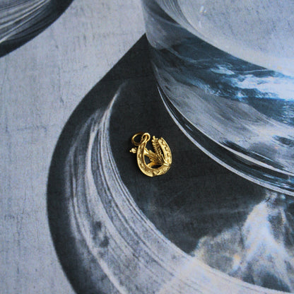 Golden Horseshoe Pendant
