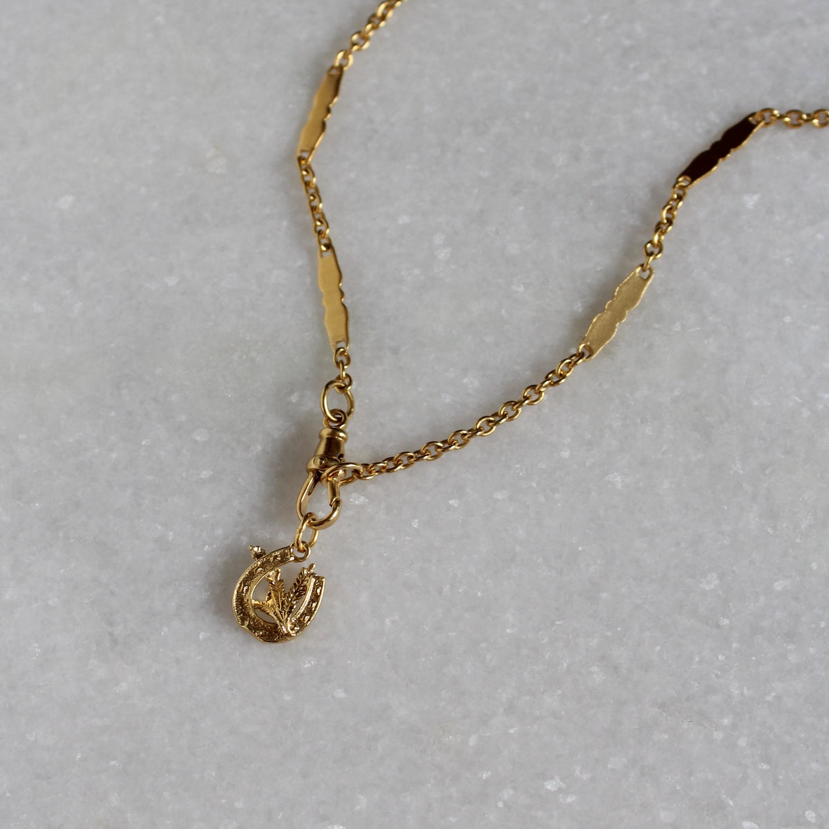 Golden Horseshoe Pendant